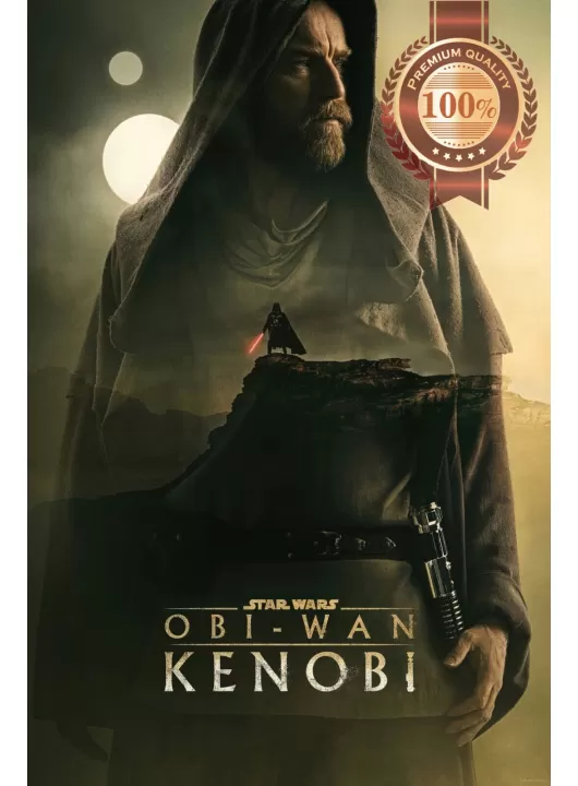 OBI-WAN KENOBI MAIN V2 OFFICIAL STAR WARS DISNEY ORIGINAL PRINT PREMIUM POSTER OBI-WAN KENOBI MAIN V2 OFFICIAL STAR WARS DISNEY ORIGINAL PRINT PREMIUM POSTER