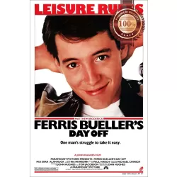 FERRIS BUELLER'S DAY OFF 1986 80s OFFICIAL ORIGINAL CINEMA MOVIE PRINT PREMIUM POSTER