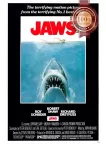 JAWS 1 OFFICIAL ORIGINAL 1975 FIRST FILM MOVIE CINEMA PRINT PREMIUM POSTER JAWS 1 OFFICIAL ORIGINAL 1975 FIRST FILM MOVIE CINEMA PRINT PREMIUM POSTER