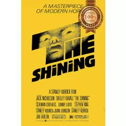 THE SHINING 1980 YELLOW OFFICIAL FILM MOVIE ORIGINAL CINEMA PRINT PREMIUM POSTER