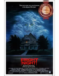FRIGHT NIGHT 1985 80s ORIGINAL OFFICIAL CINEMA FILM MOVIE PRINT PREMIUM POSTER