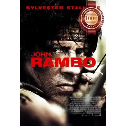 JOHN RAMBO 2008 STALLONE OFFICIAL ORIGINAL CINEMA MOVIE PRINT PREMIUM POSTER