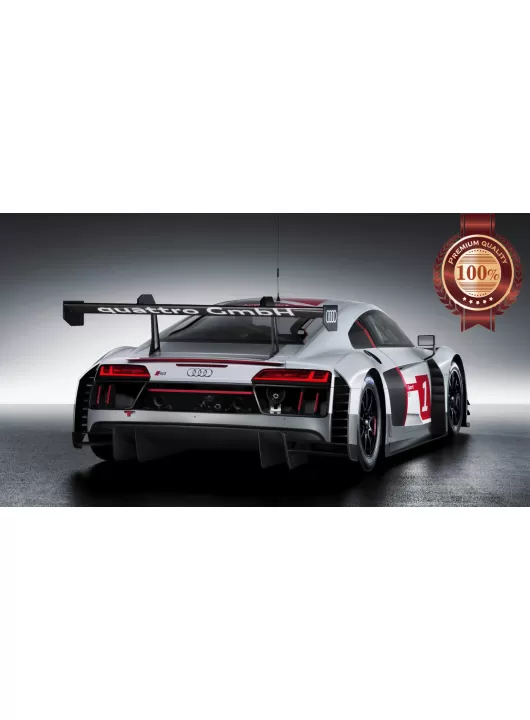 AUDI R8 QUATTRO GT3 RACE SUPER HYPER CAR BACK REAR SIDE PRINT PREMIUM POSTER