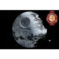 THE DEATH STAR CONSTRUCTION WARS STARWARS ART PHOTO PRINT PREMIUM POSTER