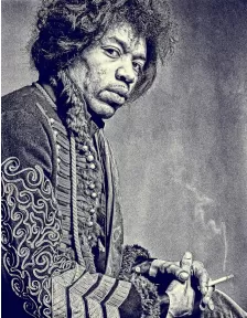 JIMI HENDRIX 1967 RETRO MUSIC FAMOUS ART ARTWORK WALL PRINT PREMIUM POSTER