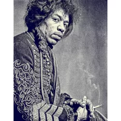 JIMI HENDRIX 1967 RETRO MUSIC FAMOUS ART ARTWORK WALL PRINT PREMIUM POSTER