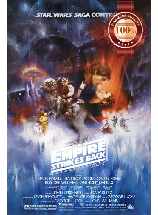 STAR WARS THE EMPIRE STRIKES BACK 80s EP5 FILM ORIGINAL PRINT PREMIUM POSTER STAR WARS THE EMPIRE STRIKES BACK 80s EP5 FILM ORIGINAL PRINT PREMIUM POSTER