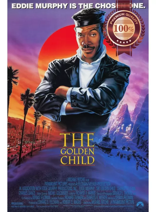 THE GOLDEN CHILD 1986 80s EDDIE MURPHY MOVIE ORIGINAL CINEMA ART PRINT PREMIUM POSTER THE GOLDEN CHILD 1986 80s EDDIE MURPHY MOVIE ORIGINAL CINEMA ART PRINT PREMIUM POSTER