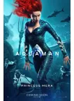 AQUAMAN PRINCESS MERA DC ORIGINAL OFFICIAL CINEMA MOVIE PRINT PREMIUM POSTER