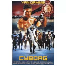 CYBORG VAN DAMME 1989 ORIGINAL OFFICIAL CINEMA MOVIE PRINT PREMIUM POSTER