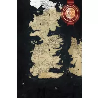 GAME OF THRONES MAP V2 WESTEROS GOT ORIGINAL ART PRINT PREMIUM POSTER