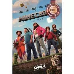 A MINECRAFT MOVIE 2025 ORIGINAL ANIMATED CINEMA MOVIE PRINT PREMIUM POSTER