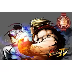 STREET FIGHTER RYU AND KEN ARTWORK WALL ART PRINT PREMIUM POSTER