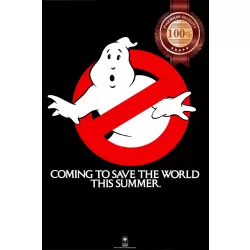 GHOSTBUSTERS TEASER 1984 80s ORIGINAL MOVIE FILM CINEMA PRINT PREMIUM POSTER