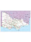 VICTORIA STATE ROADS VIC MAP OF AUSTRALIA AUS WALL CHART PRINT PREMIUM POSTER VICTORIA STATE ROADS VIC MAP OF AUSTRALIA AUS WALL CHART PRINT PREMIUM POSTER