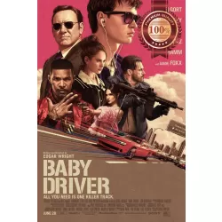 BABY DRIVER 2017 OFFICIAL ORIGINAL MOVIE FILM CINEMA PRINT PREMIUM POSTER