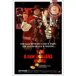 FOR A FEW DOLLARS MORE 1965 60s OFFICIAL ORIGINAL CINEMA MOVIE PRINT PREMIUM POSTER