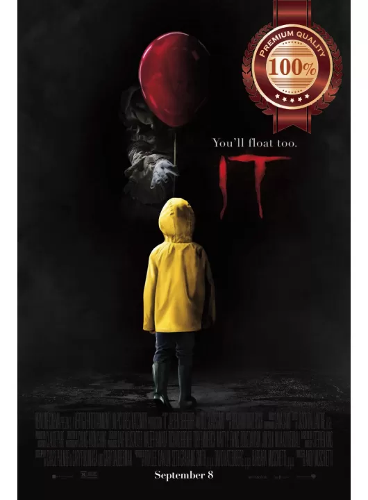 IT STEPHEN KING 2017 OFFICIAL ORIGINAL CINEMA MOVIE FILM PRINT PREMIUM POSTER IT STEPHEN KING 2017 OFFICIAL ORIGINAL CINEMA MOVIE FILM PRINT PREMIUM POSTER