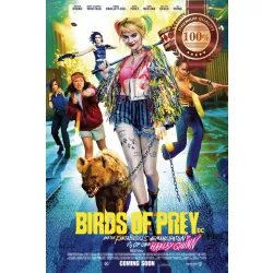 BIRDS OF PREY HARLEY QUINN 2020 OFFICIAL CINEMA MOVIE PRINT PREMIUM POSTER