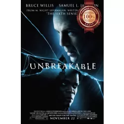 UNBREAKABLE M NIGHT SHA 2000 ORIGINAL CINEMA FILM MOVIE PRINT PREMIUM POSTER