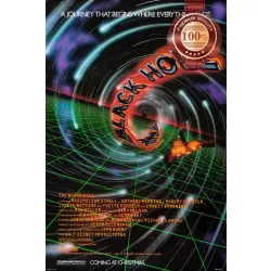 THE BLACK HOLE 1979 70s ORIGINAL OFFICIAL CINEMA MOVIE PRINT PREMIUM POSTER