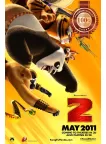 KUNG FU PANDA 2 TWO PUNCHING MOVIE FILM ORIGINAL CINEMA PRINT PREMIUM POSTER