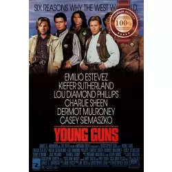 YOUNG GUNS 1988 80s OFFICIAL ORIGINAL CINEMA MOVIE FILM PRINT PREMIUM POSTER