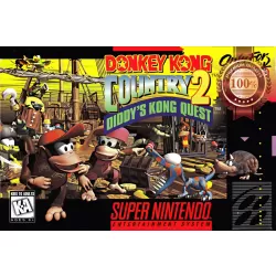 DONKEY KONG COUNTRY 2 SNES ORIGINAL VIDEO GAME ART ARTWORK PRINT PREMIUM POSTER