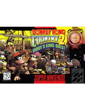 DONKEY KONG COUNTRY 2 SNES ORIGINAL VIDEO GAME ART ARTWORK PRINT PREMIUM POSTER