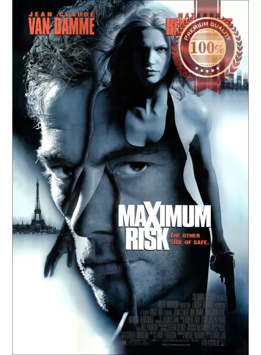 MAXIMUM RISK 1996 90s VAN DAMME CINEMA ORIGINAL MOVIE PRINT PREMIUM POSTER MAXIMUM RISK 1996 90s VAN DAMME CINEMA ORIGINAL MOVIE PRINT PREMIUM POSTER