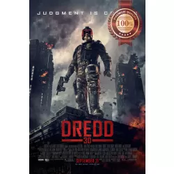 DREDD 3D 2012 ORIGINAL OFFICIAL CINEMA MOVIE FILM PRINT PREMIUM POSTER