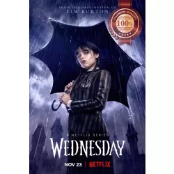 WEDNESDAY ADDAMS FAMILY TV SHOW NETFLIX ORIGINAL OFFICIAL PRINT PREMIUM POSTER
