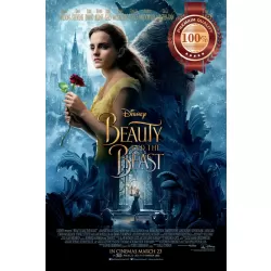 2017 BEAUTY AND &amp; THE BEAST EMMA WATSON ROSE FILM MOVIE PRINT PREMIUM POSTER