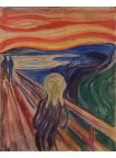 THE SCREAM EDVARD MUNCH OIL PAINTING ARTWORK WALL ART PRINT PREMIUM POSTER THE SCREAM EDVARD MUNCH OIL PAINTING ARTWORK WALL ART PRINT PREMIUM POSTER