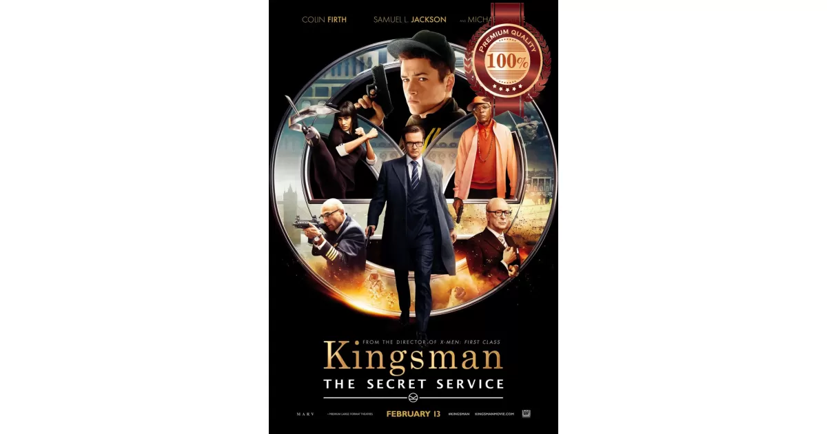 KINGSMAN THE SECRET SERVICE MOVIE FILM ORIGINAL CINEMA PRINT PREMIUM