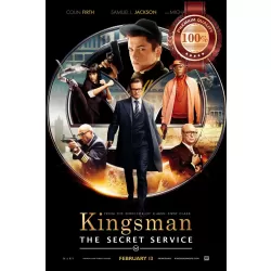 KINGSMAN THE SECRET SERVICE 2014 MOVIE FILM ORIGINAL CINEMA PRINT PREMIUM POSTER