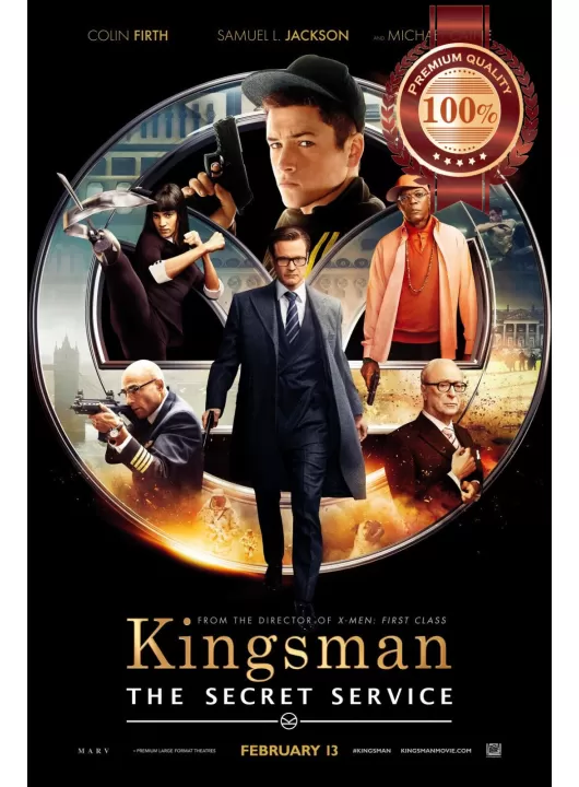 KINGSMAN THE SECRET SERVICE 2014 MOVIE FILM ORIGINAL CINEMA PRINT PREMIUM POSTER KINGSMAN THE SECRET SERVICE 2014 MOVIE FILM ORIGINAL CINEMA PRINT PREMIUM POSTER
