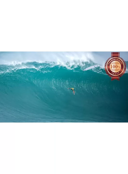 MASSIVE HUGE BIG WAVE WIPEOUT SURFING CRASH DECOR PHOTO PRINT PREMIUM POSTER