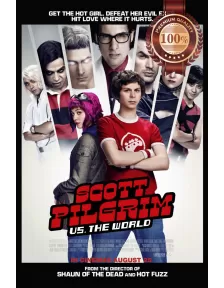 SCOTT PILGRIM VS THE WORLD 2010 OFFICIAL CINEMA MOVIE FILM PRINT PREMIUM POSTER