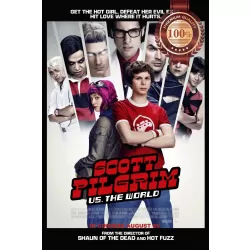 SCOTT PILGRIM VS THE WORLD 2010 OFFICIAL CINEMA MOVIE FILM PRINT PREMIUM POSTER