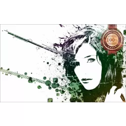 ABSTRACT ARTWORK GIRL HOME DECOR IMAGE WALL STREET ART PRINT PREMIUM POSTER