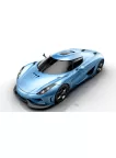KOENIGSEGG REGERA BLUE SPORTS SUPER DREAM CAR PHOTO PRINT PREMIUM POSTER