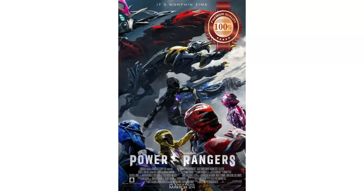 POWER RANGERS SABANS 2017 MOVIE ORIGINAL ART PHOTO PRINT PREMIUM POSTER