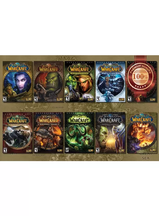 WORLD OF WARCRAFT BOX SET PRINT ORIGINAL OFFICIAL WOW GAME ART PREMIUM POSTER