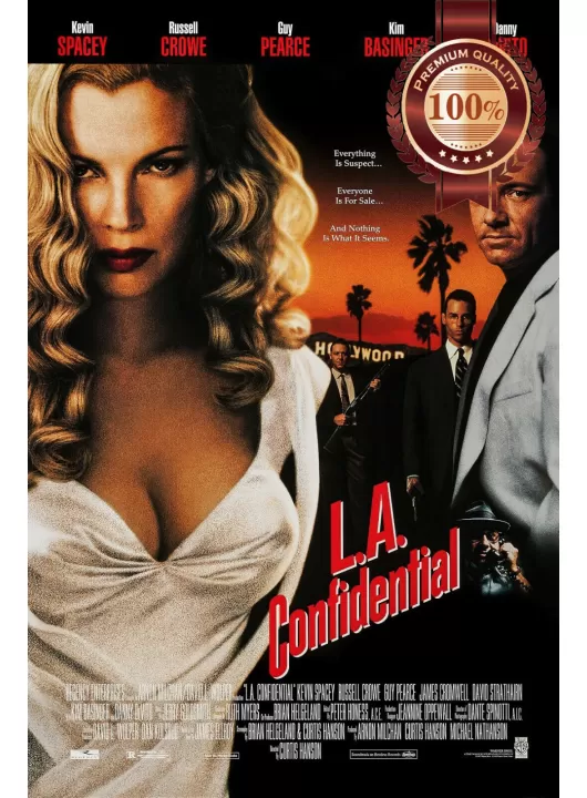 L.A CONFIDENTIAL LA 1997 90s ORIGINAL OFFICIAL CINEMA MOVIE PRINT PREMIUM POSTER L.A CONFIDENTIAL LA 1997 90s ORIGINAL OFFICIAL CINEMA MOVIE PRINT PREMIUM POSTER