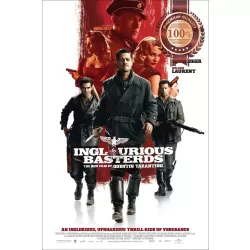 INGLOURIOUS BASTERDS BASTARDS 2009 TARANTINO ORIGINAL MOVIE PRINT PREMIUM POSTER