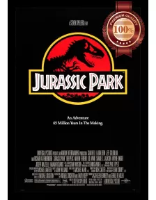 JURASSIC PARK ORIGINAL CLASSIC 1993 90s LOGO CINEMA MOVIE PRINT PREMIUM POSTER