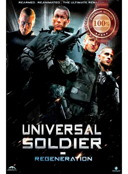 UNIVERSAL SOLDIER REGENERATION 2009 ORIGINAL MOVIE CINEMA PRINT PREMIUM POSTER