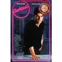 COCKTAIL TOM CRUISE 1988 80s OFFICIAL ORIGINAL MOVIE PRINT PREMIUM POSTER