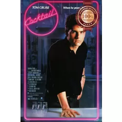 COCKTAIL TOM CRUISE 1988 80s OFFICIAL ORIGINAL MOVIE PRINT PREMIUM POSTER